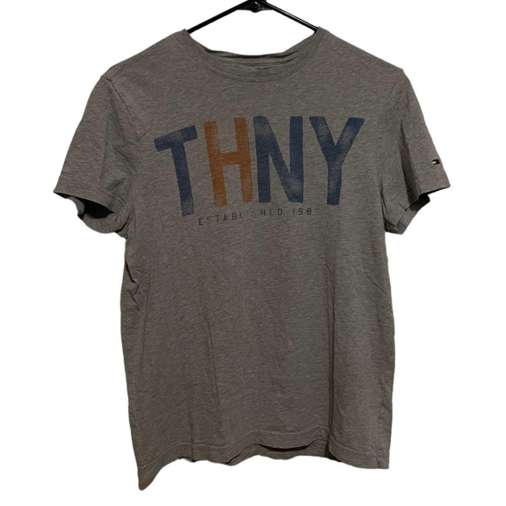 Tommy Hilfiger Gray Crew Neck T-shirt Size XS